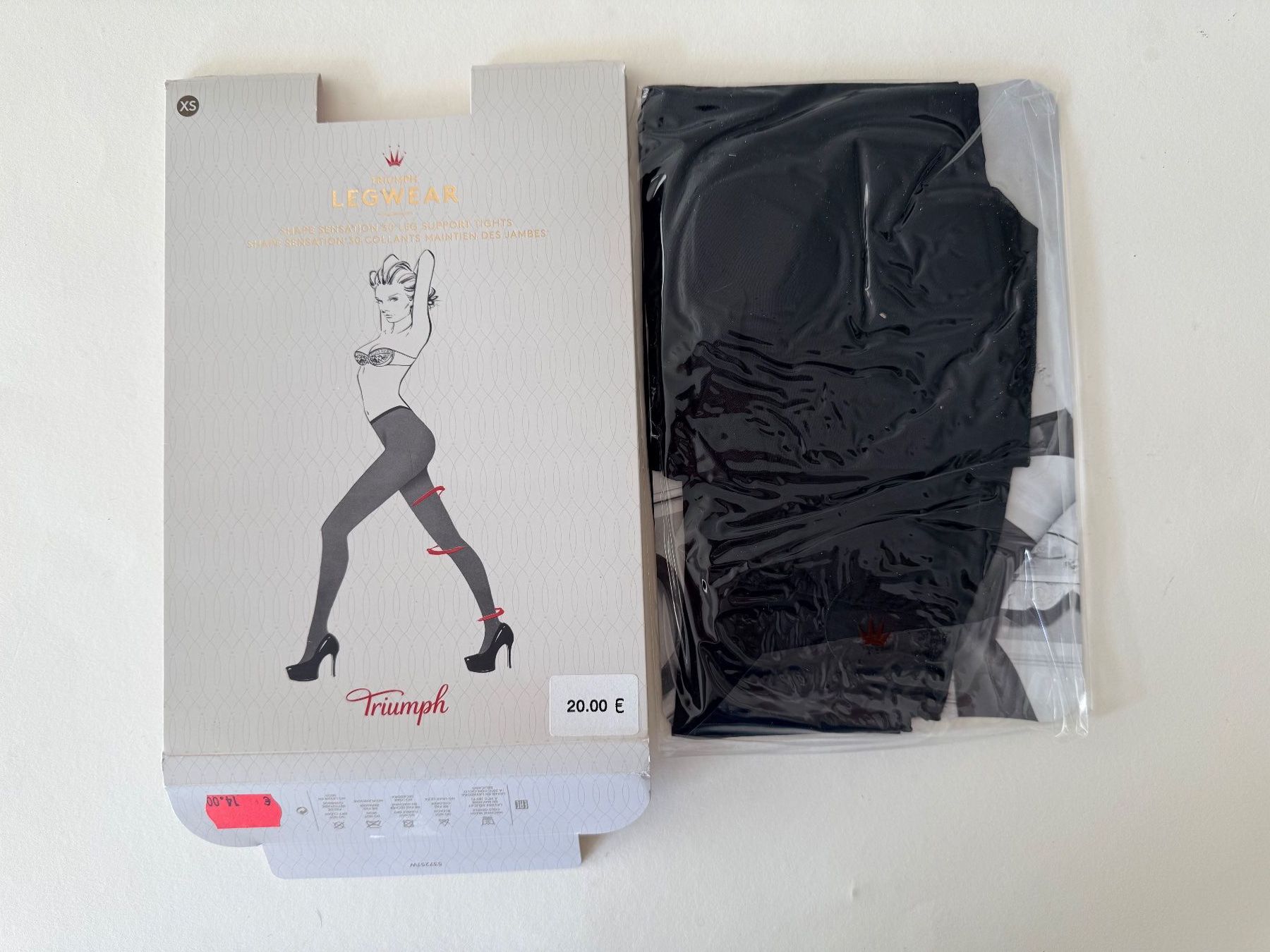 Calze & Collant: TRIUMPH, Strumpfhose SHAPE SENSATION Support, Grösse XS – Nuovo e nell'imballaggio originale da Rudolfstetten venduto da gst_g7xl 3