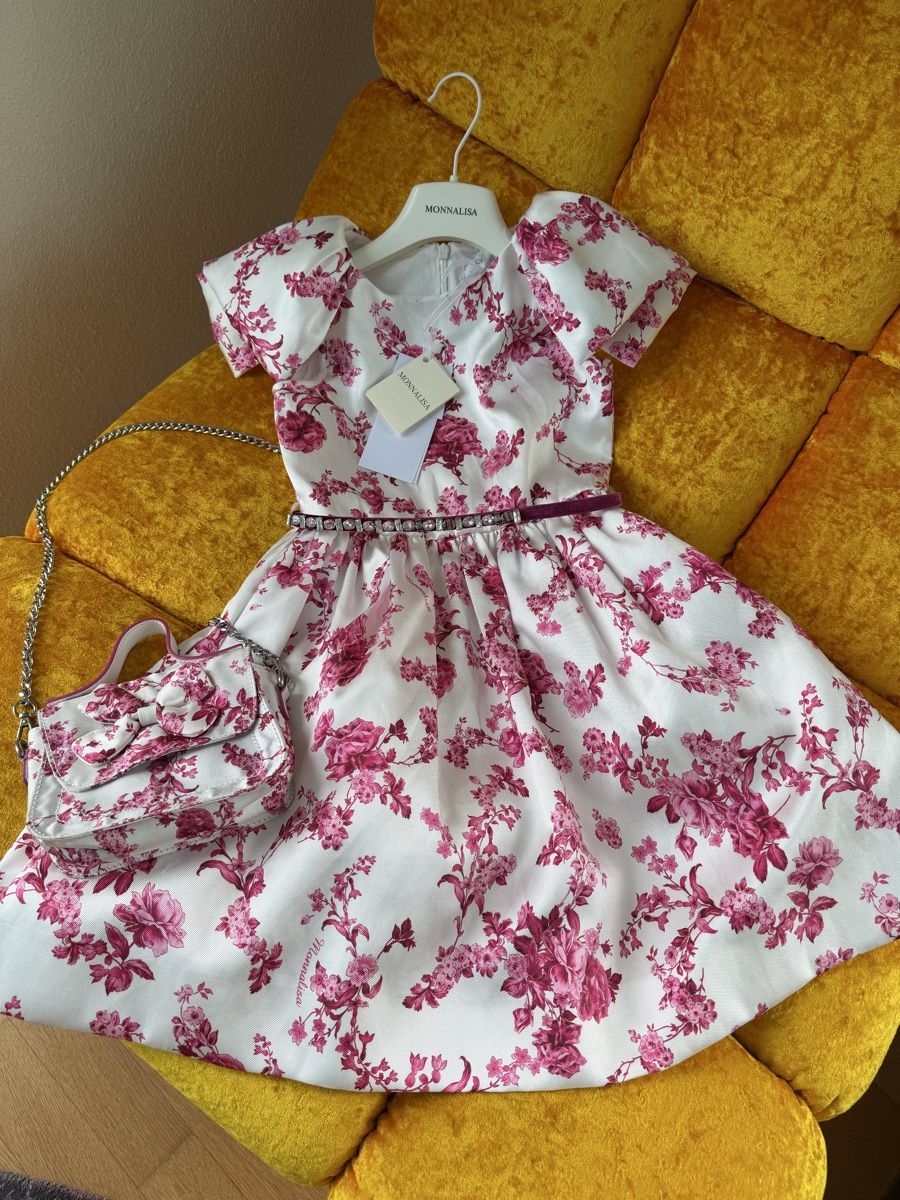 Monnalisa Vestiti & Gonne: Kleid mit Tasche Monnalisa, 8 J. – Nuovo (secondo la descrizione) da Zumikon venduto da DamenFashionShop