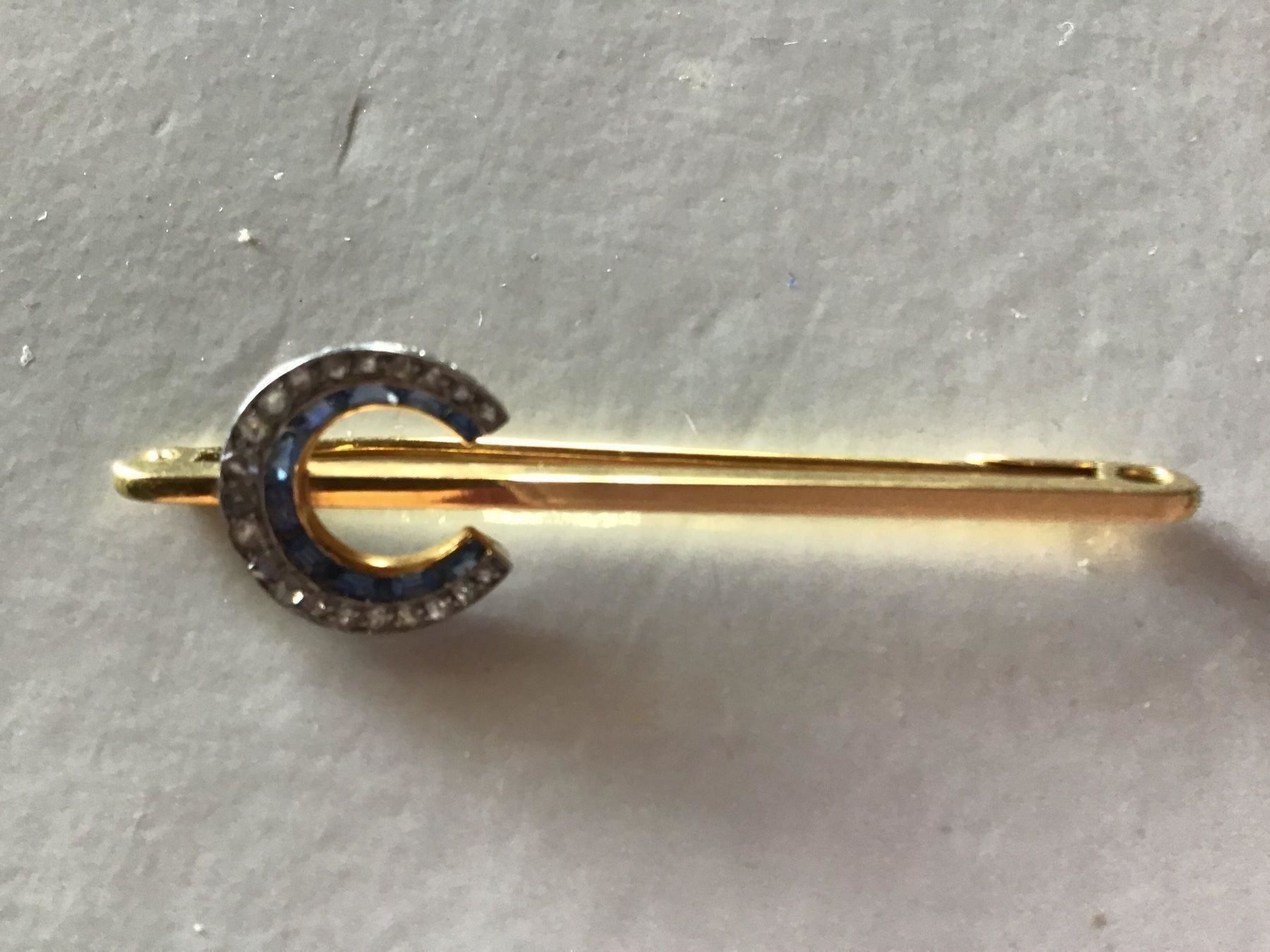 Broschen & Nadeln: Alte Antike Diamant Broschennadel – Gebraucht aus St. Gallen von Goldlilly 1
