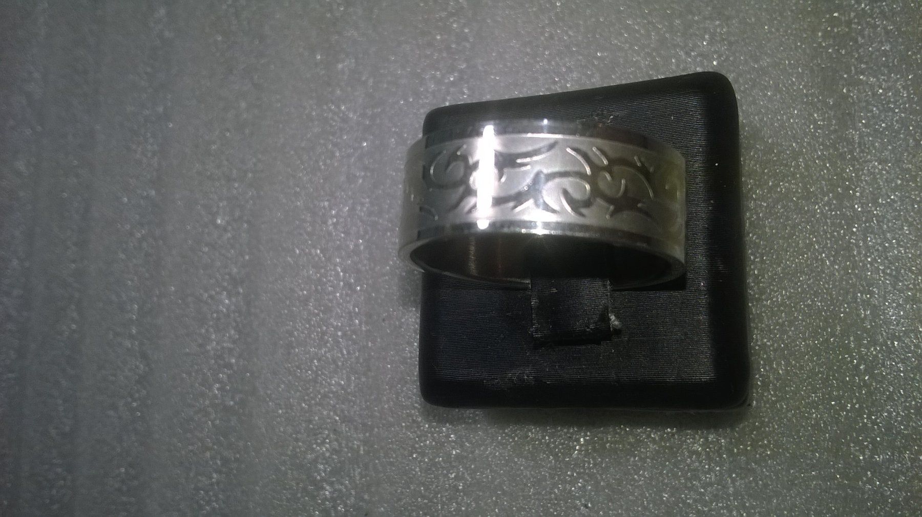 Anelli: ring edelsthal,,,silber farbe,,,glanzig und matte – Nuovo (secondo la descrizione) da Basel venduto da bijoutrie_4