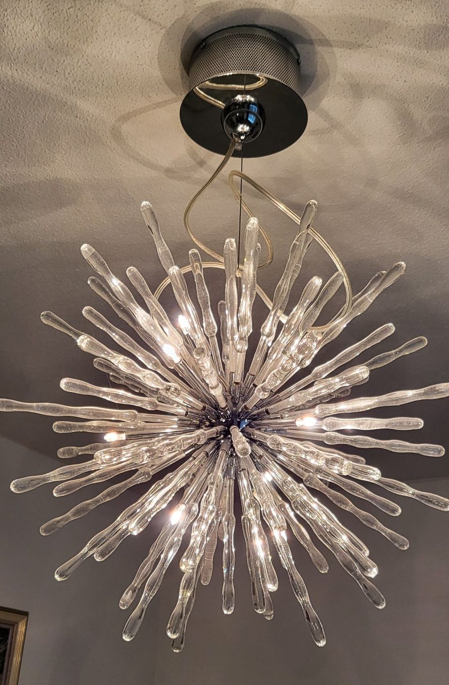Lustres & lampes de plafonds: Deckenleuchte mit vielen Glasstangen – D'occasion à Adlikon b.Regensdf par YvZi 2