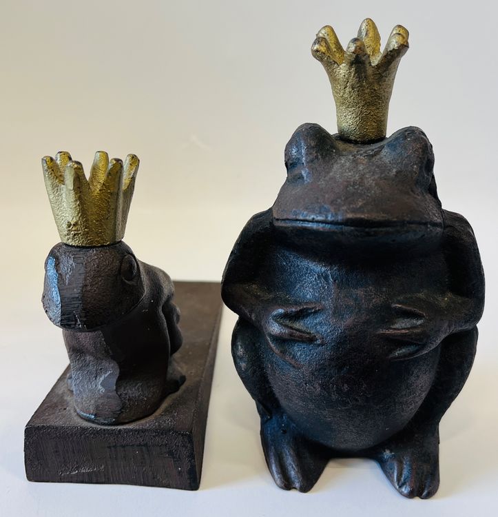 Niedliche Frosch-Figuren Aus Harz – 2 Stück, Perfekt Für Garten, Terrasse Oder Indoor-Deko
