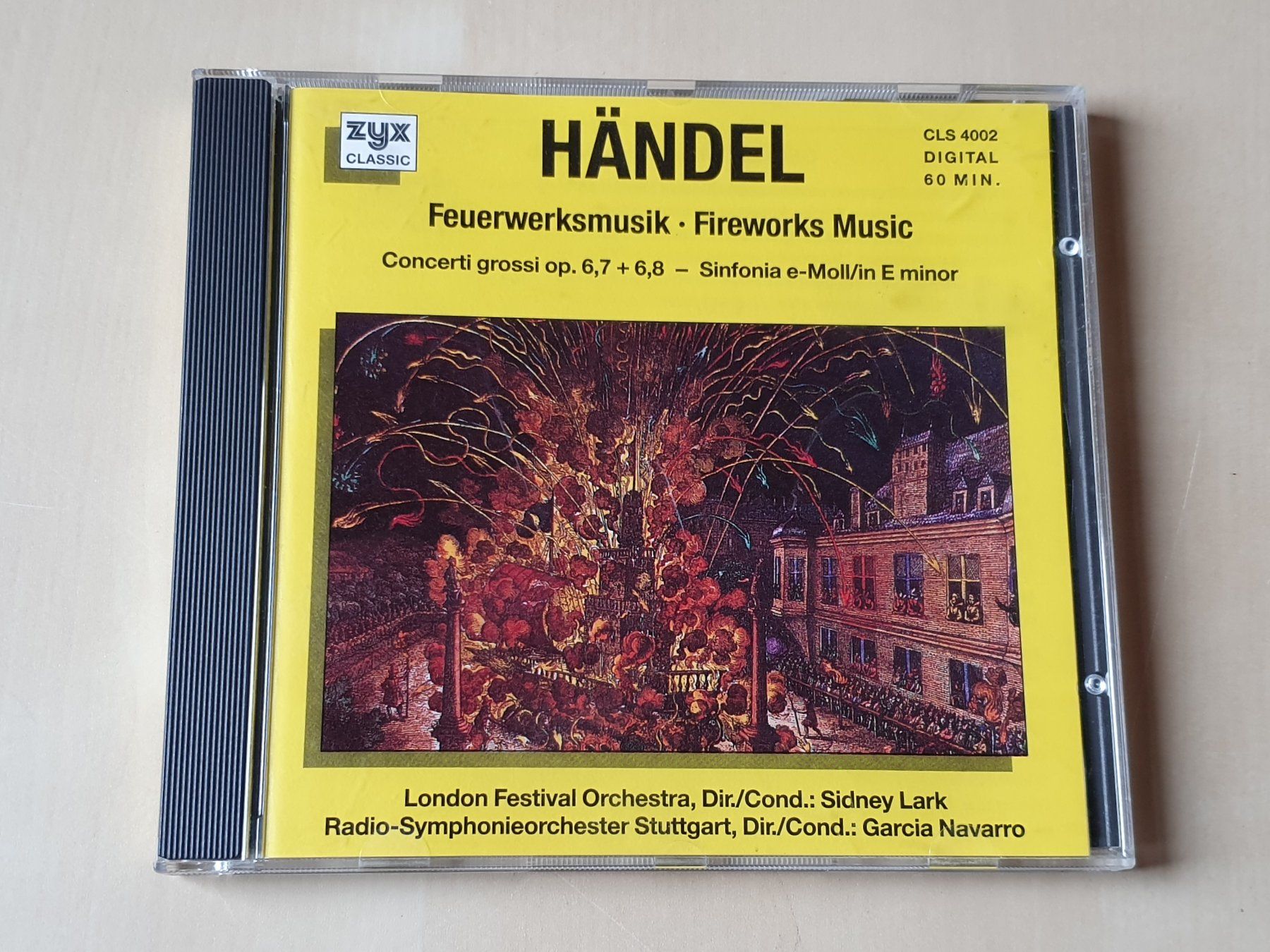 CDs: Händel Feuerwerksmusik – Gebraucht aus Stansstad von collectorsshop