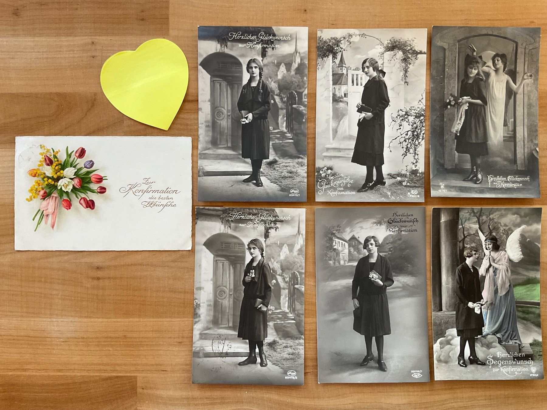 Cartoline postali: AK Sammlung mit Konfirmation Motiv – Usato da Rümlang venduto da Kartenpost1