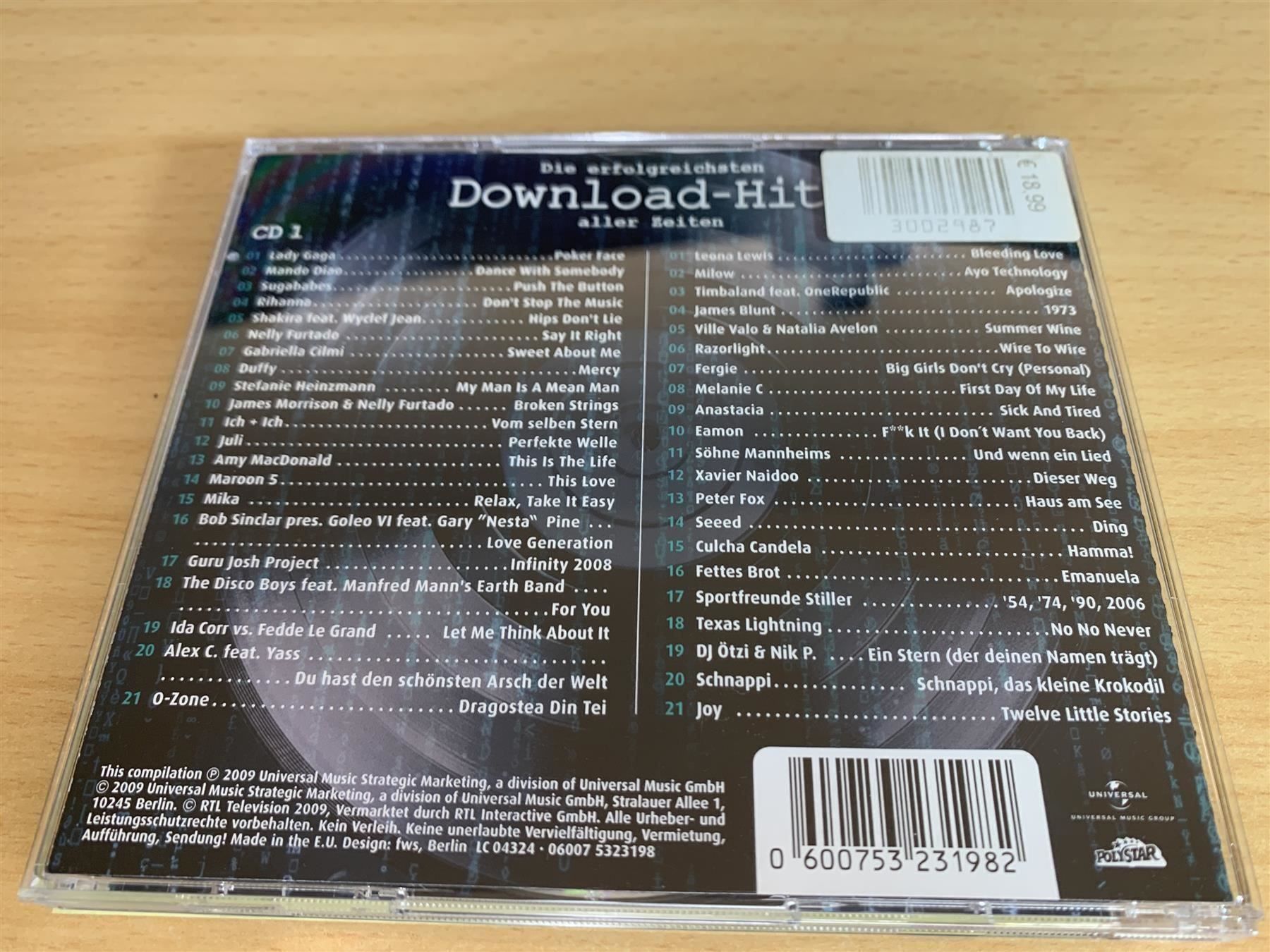 CDs: Chart Show - Download-Hits - 2 CD – Gebraucht aus Rikon im Tösstal von Alpenmutz 1
