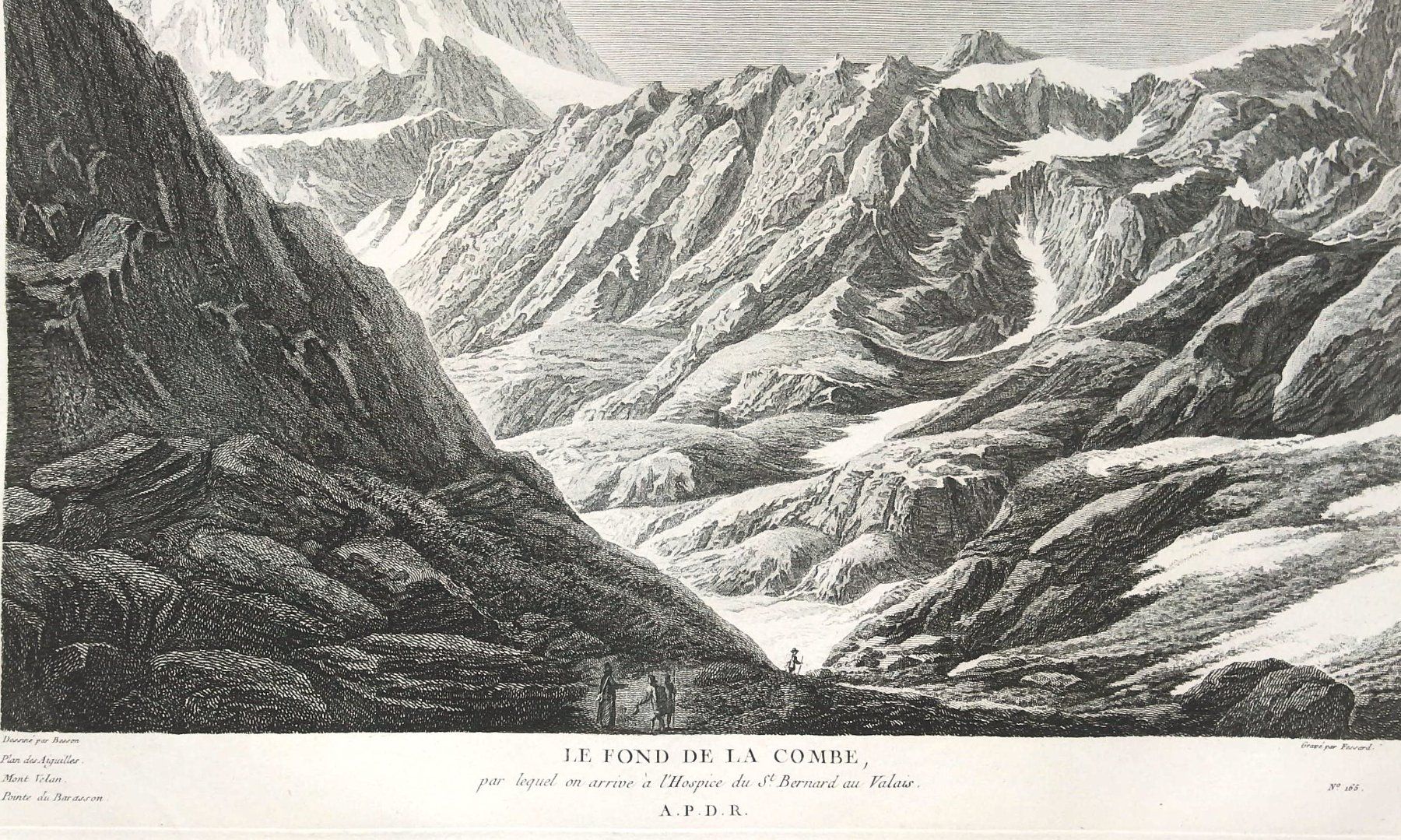 Incisioni: St. Bernhard Originalkupferstich von Besson 1780 – Usato da Rafz venduto da Helvet32 1