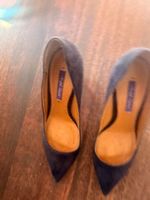 Ralph Lauren Pumps Wildleder dunkelblau Grösse 38.5 gebra...