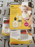 Medela Solo Milchpumpe + 3 Flaschen NEU & OVP