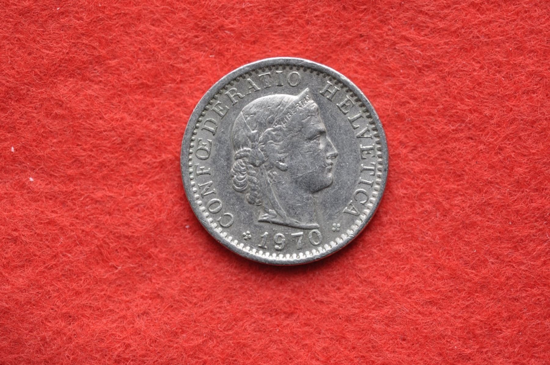 Tutti le monete: 20 rappen 1970 – Usato da Laupen BE venduto da Gufi57