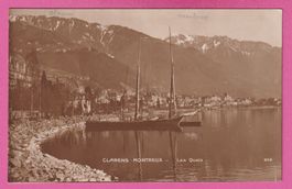 Clarens Montreux Les Quais / Rückseite beschrieben