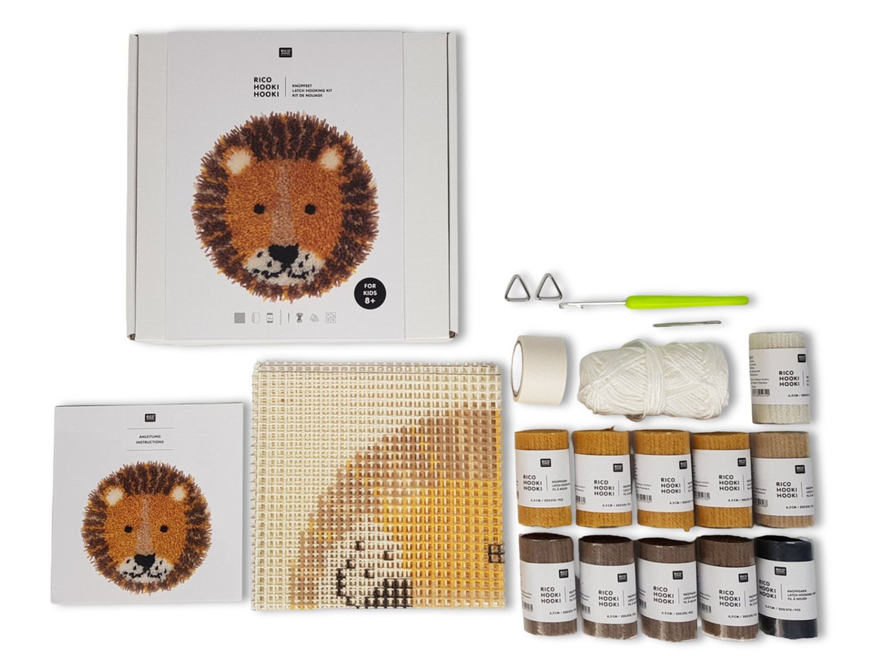 Kit bricolage: RICO Knüpfset Löwe – Nuovo (secondo la descrizione) da Suhr venduto da Restwert_Suhr