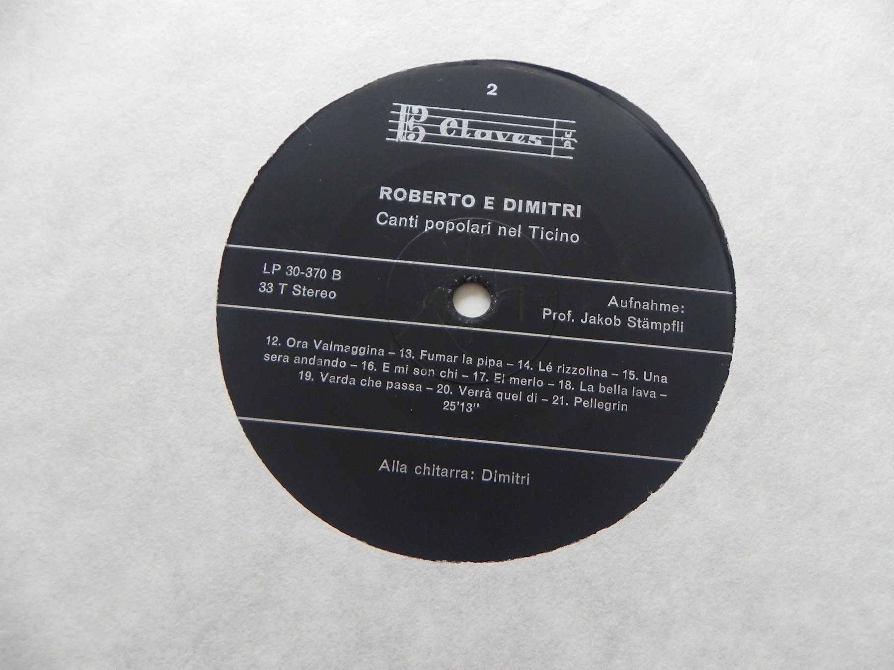 Dischi in vinile: LP Schallplatte Roberto e Dimitri Ticino 1970 Clown – Usato da Siebnen venduto da krimsie 6