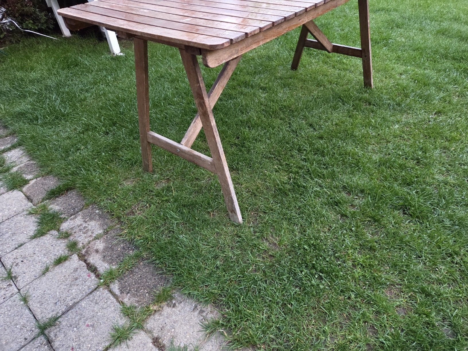 Tavoli: Garten- oder Balkontisch Holz klappbar 154x73 cm braun  – Usato da Ebikon venduto da fdo_0815 1