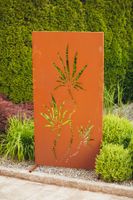 Rost Sichtschutz Garten Terrasse Palmen Design Metall Dek...