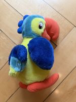 Peluche perroquet multicolore