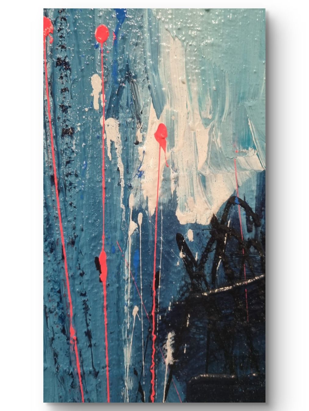 Tableaux: Originales abstraktes Gemälde 100x100cm – Neuf (Voir description) à Urdorf par Contra8 3