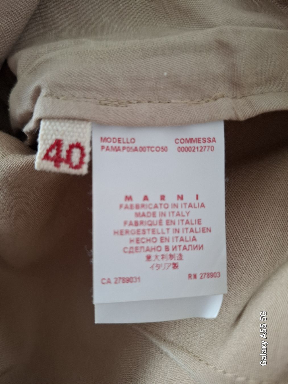 Marni Hosen: Short Marni beige T.38-40 Coton  chic été – Gebraucht aus Payerne von wardi11 6
