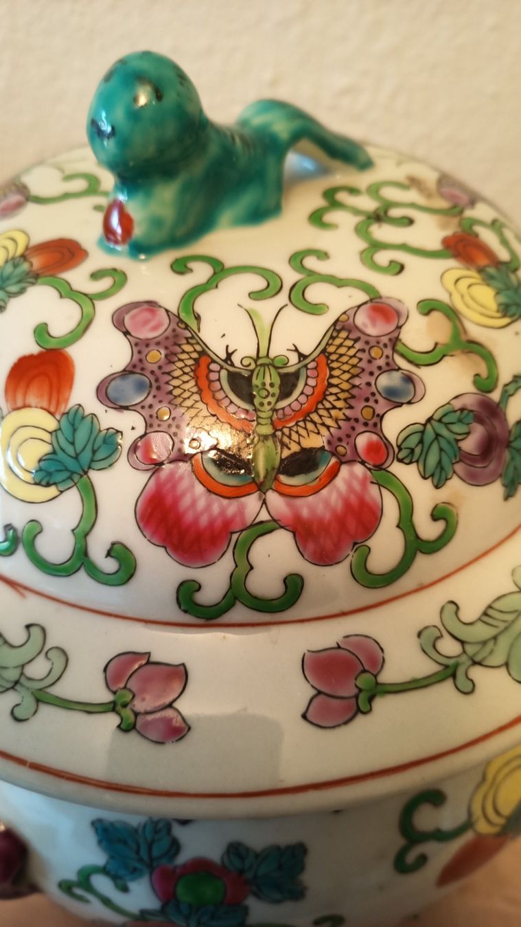 Pentole: Chinesischer Keramik "Ingwertopf" – Usato da Schwerzenbach venduto da oldthings79 6