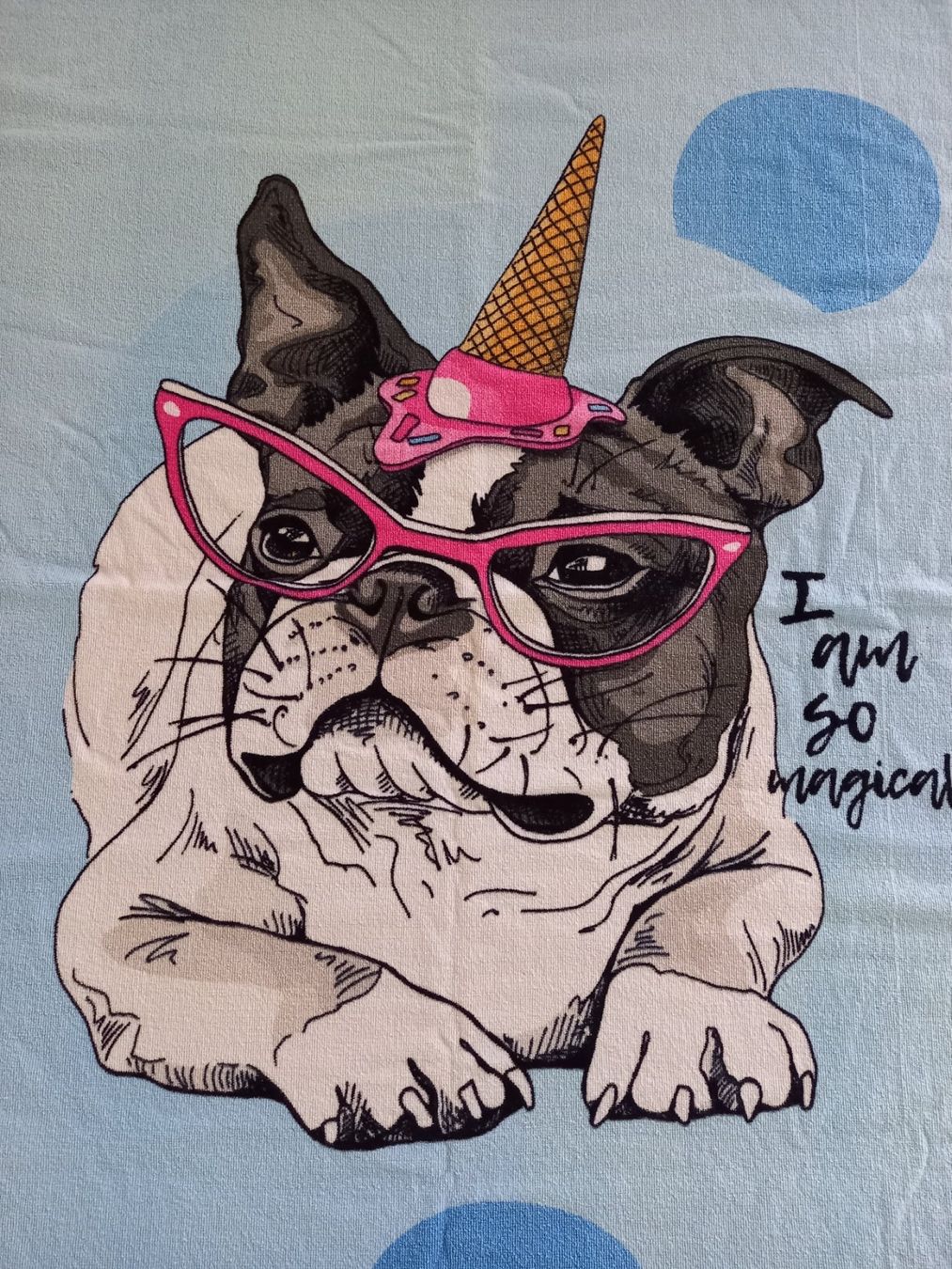 Teli da bagno: Badetuch / Strandtuch mit Hunde-Motiv – Usato da Obernau venduto da Corolli 1