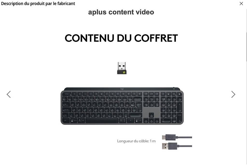 Claviers: Clavier sans fil Logitech MX Key S – D'occasion à Lavigny par ann_jlr2 2