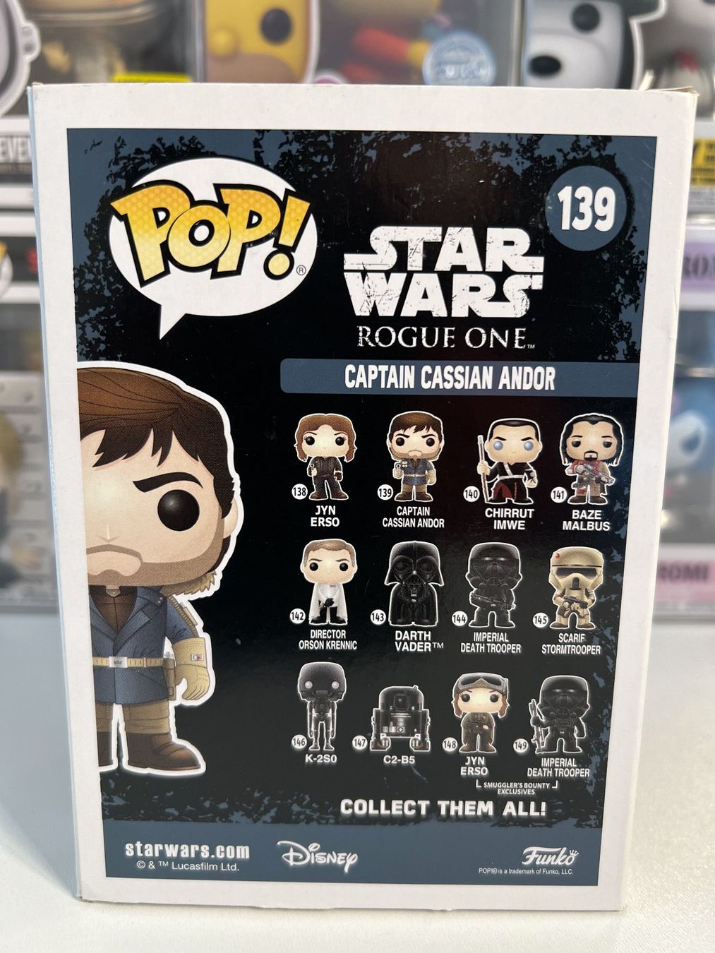 Funko Statuette: Funko POP! Star Wars Rogue One Captain Cassian Andor – Nuovo e nell'imballaggio originale da Le Mouret venduto da perfectbijou 2