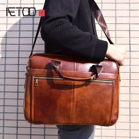 Echt Leder Männer Tasche
