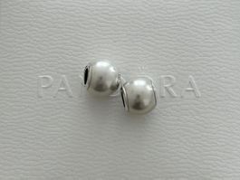 Original Pandora Weisse Perle Charms (2 Stück)