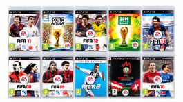 FIFA 19, WM 2010/2014, Euro 2008 – 10 PS3-Spielepaket