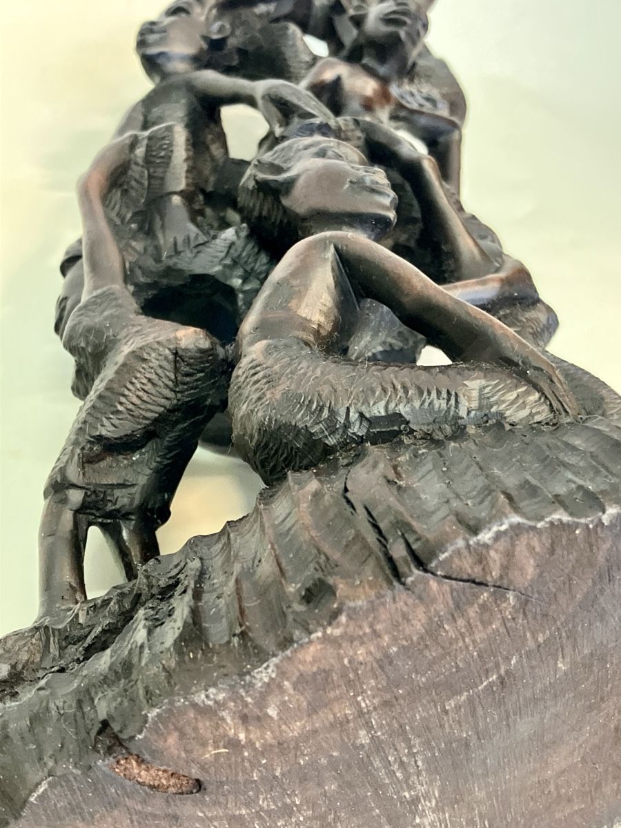 Sculture & Statue: Uiamaa Lebensbaum Figur aus Ebenholz – Usato da Horw venduto da luzernicus 8