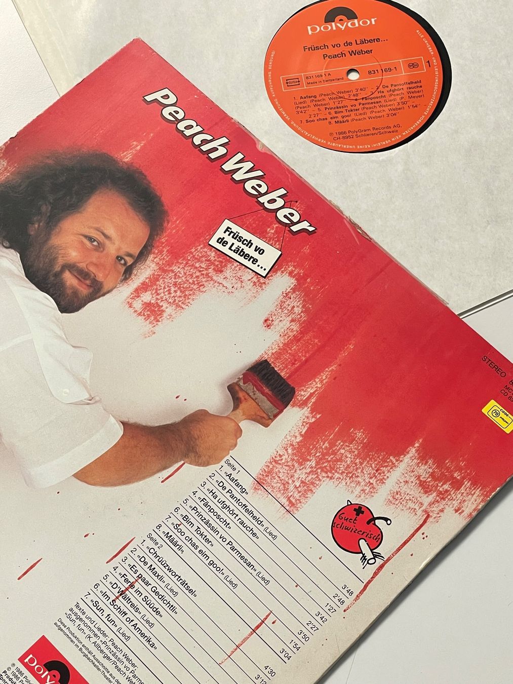 Dischi in vinile: Peach Weber - Früsch Vo De Läbere – Usato da Muri b. Bern venduto da AdidasCollector 3