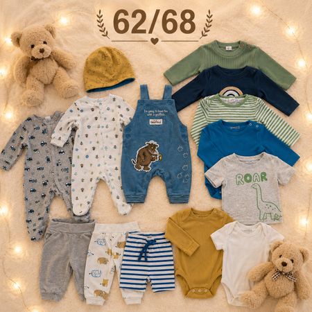 Babykleider Set Grösse 62/68 blau