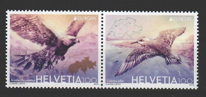 Alle Briefmarken: 2019, Sondermarken Europa ** – Gebraucht aus Willisau von Vollstempel