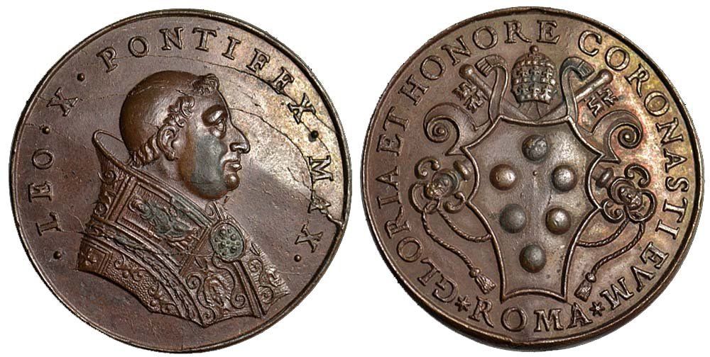 Medaglie: Rom, Leo X , Bronzemedaille – Usato da Chiasso venduto da Novamarketing