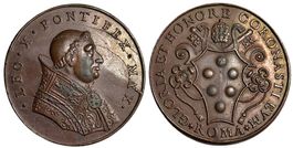 Rom, Leo X , Bronzemedaille