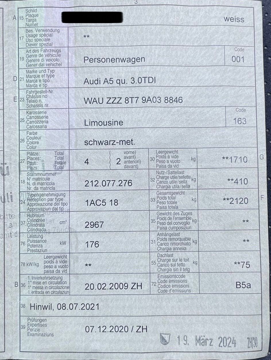 Audi Automobili: Audi A5 quattro 3.0tdi – Usato da Grono venduto da djo_7wwq 9