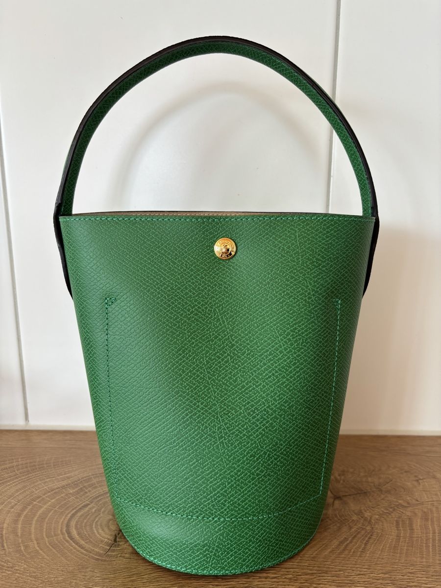 Longchamp Borse da donna: Schöne grüne Ledertasche Marke Longchamp – Usato da Estavayer-le-Lac venduto da constance-esta 2
