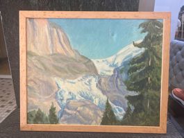 HUILE SUR TOILE SIGNÉE ET DATÉE 80