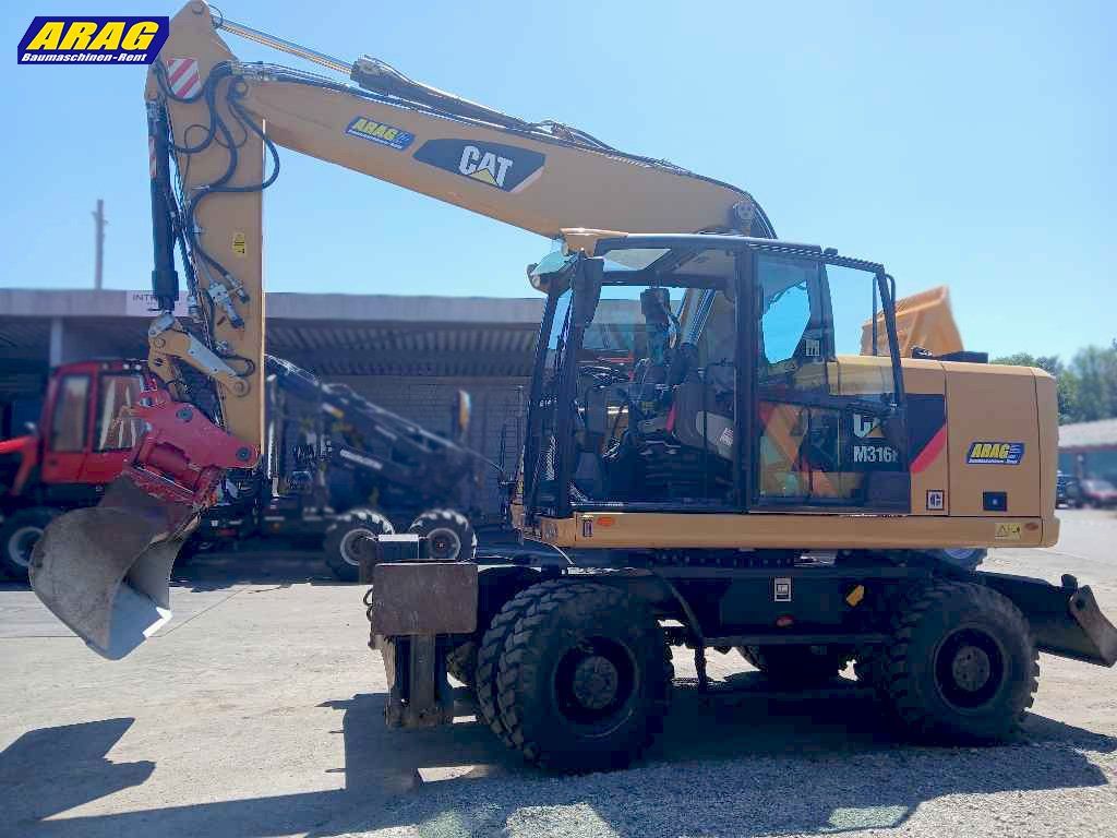 Caterpillar Escavatori: Cat M316F Mobilbagger – Usato da Hasle LU venduto da Arag08