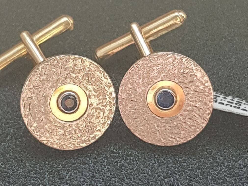 Boutons de manchette: Handgefertigte Manschettenknöpfe – Neuf (Voir description) à Unterägeri par Altgoldschmuck 4