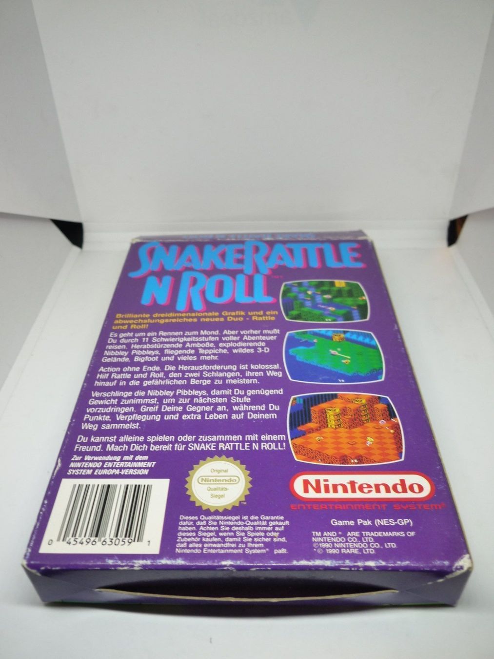 Nintendo Giochi: Snake Rattle n Roll NES Nintendo – Usato da Dietlikon venduto da NESFEVER 1