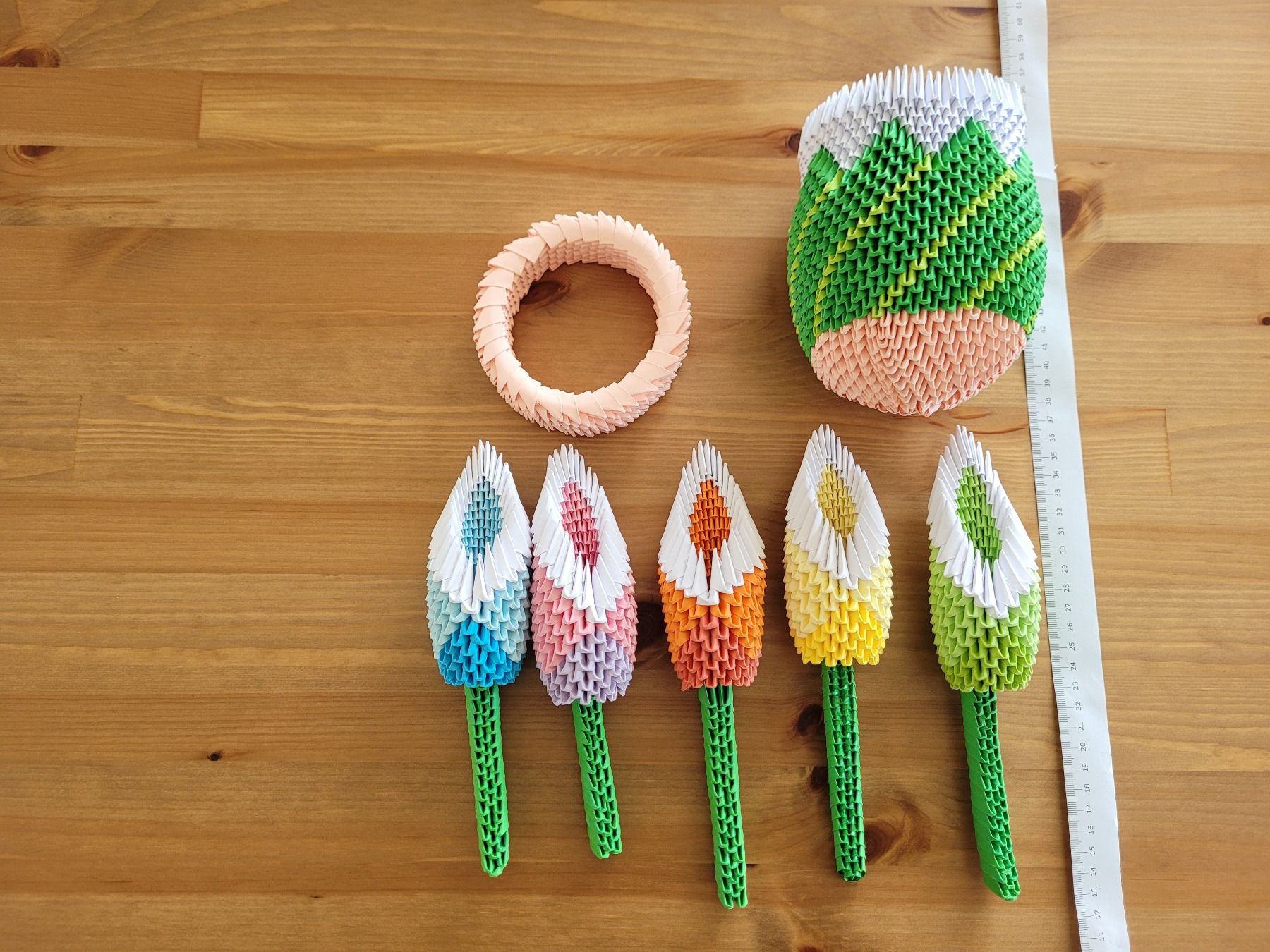 Tutte le decorazioni: Handmade decoration: Pot and Flowers – Nuovo (secondo la descrizione) da Adliswil venduto da sum_s9b 4