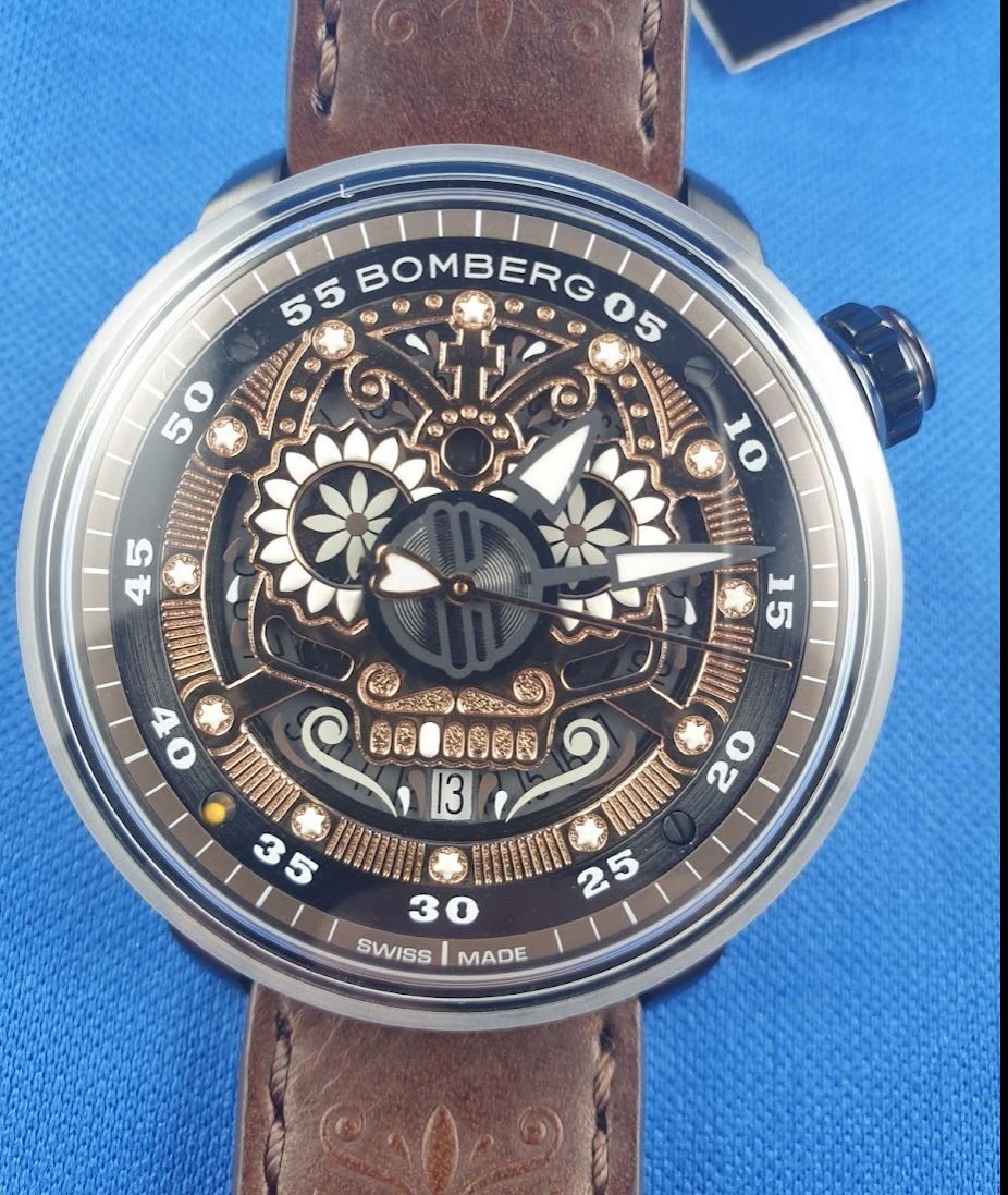 Bomberg Montres: Bomberg BB-01 AUTOMATIC MARIACHI SKULL – Neuf (Voir description) à Chabrey par Horology
