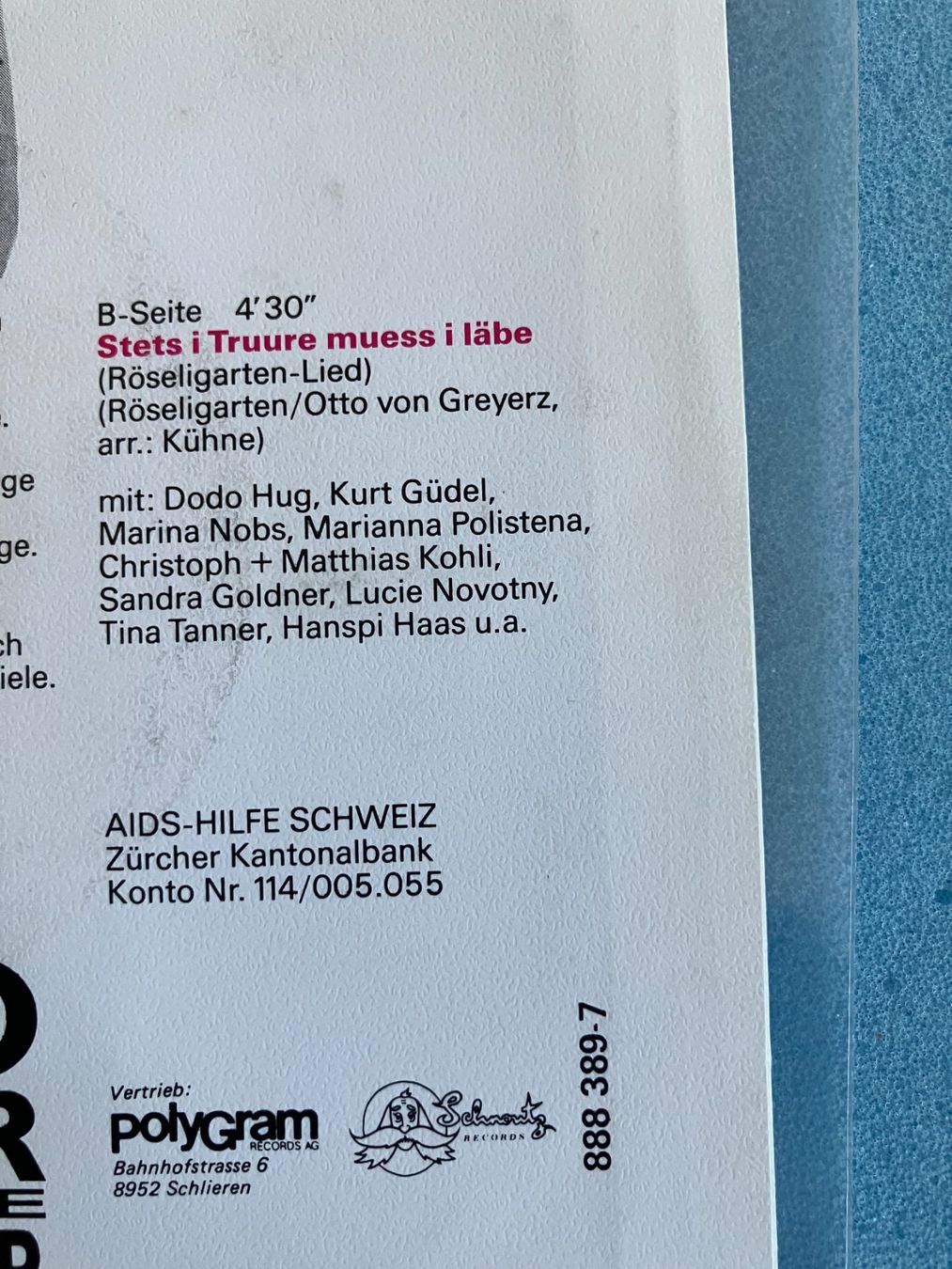 Dischi in vinile: Polo Hofer – Usato da Aarwangen venduto da Jukebox3 4