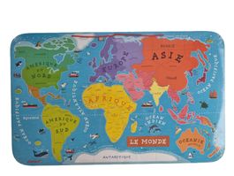 JANOD PUZZLE Weltkarte magnetisch