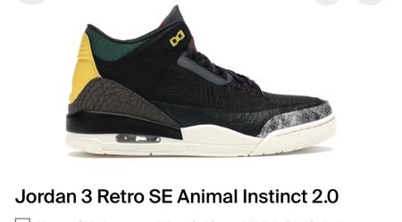 Jordan retro se animal nummer 44
