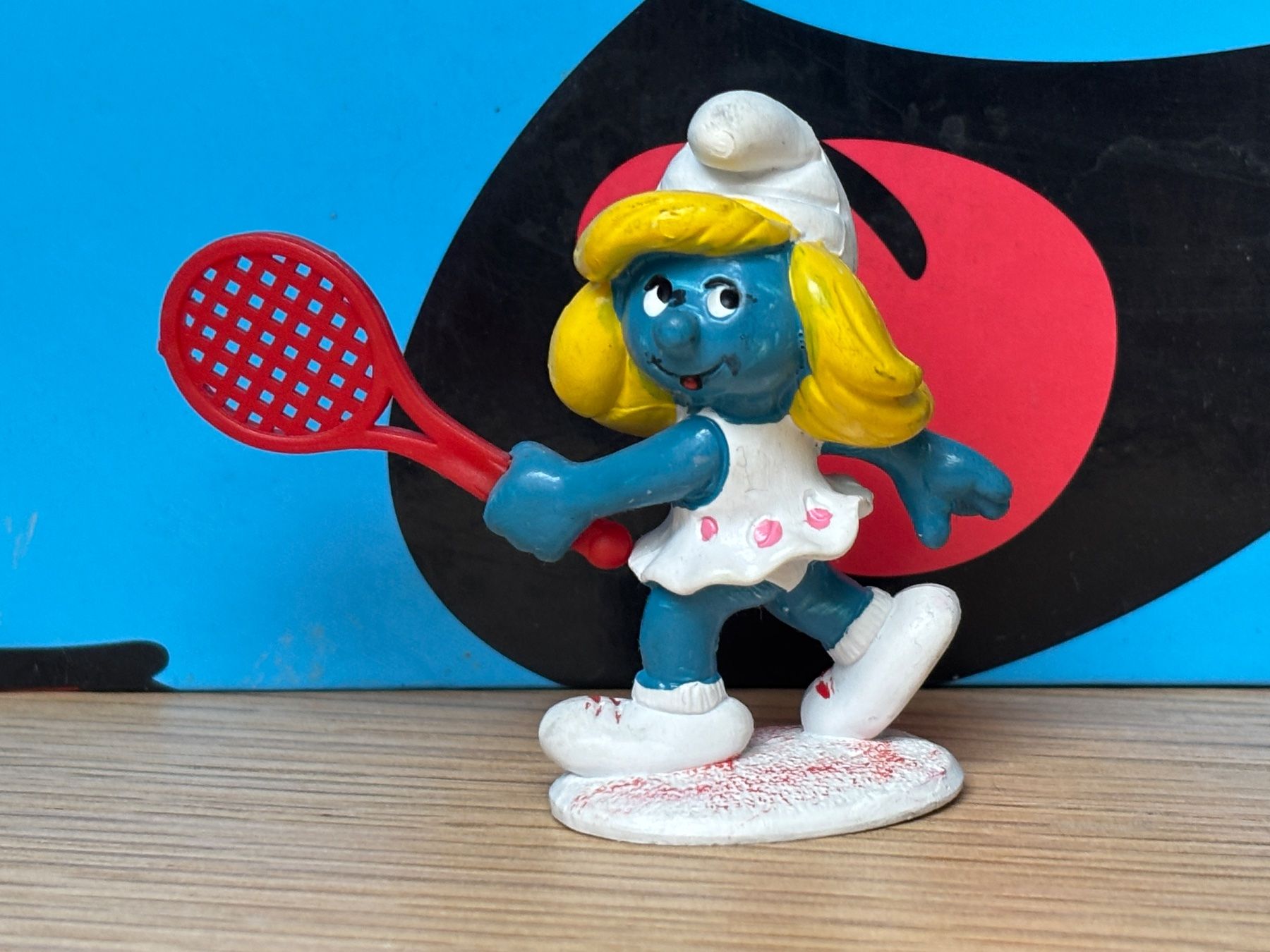 Schleich Statuette: Tennis-Schlumpfine – Usato da Lyss venduto da Duckszone