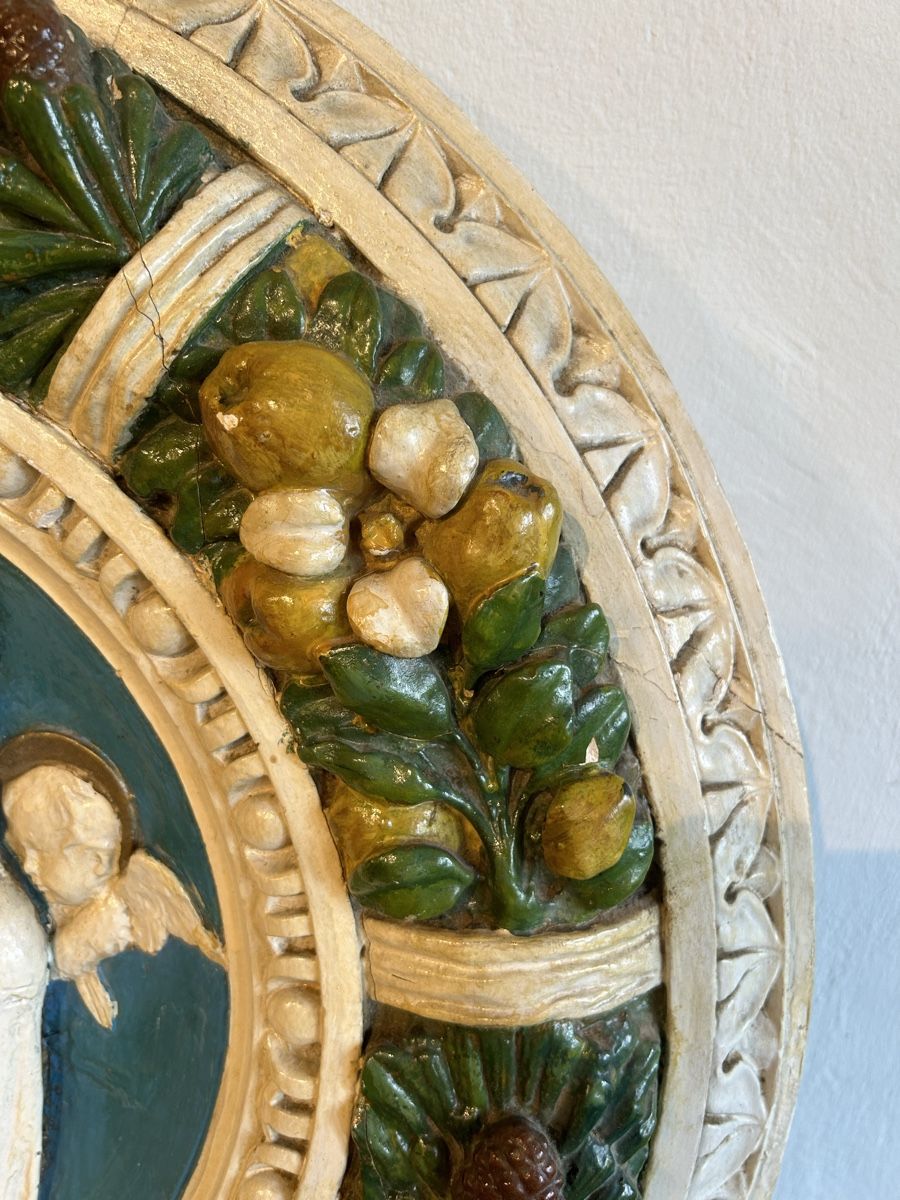 Skulpturen & Statuen: Haussegen Tondo Madonna – Gebraucht aus Riedholz von Frettchen63 3