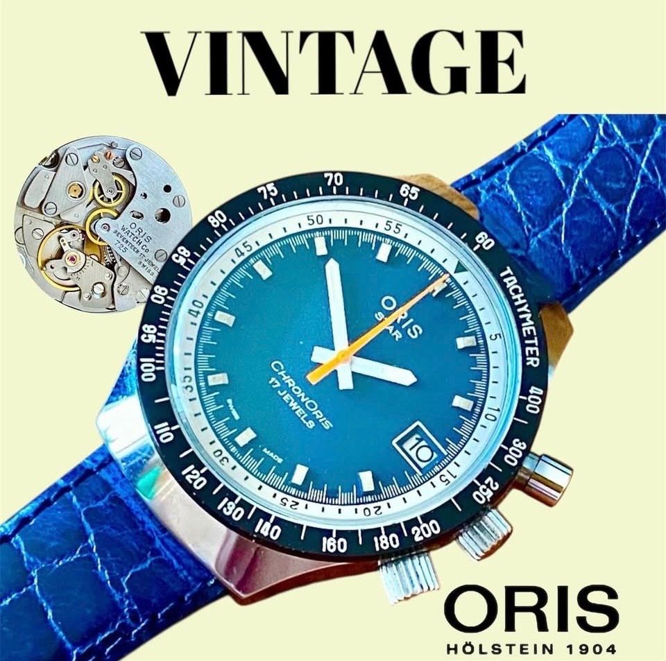 Oris Orologi: Oris Swiss Vintage Chronograph – Usato da lyss venduto da Uhrenparadies