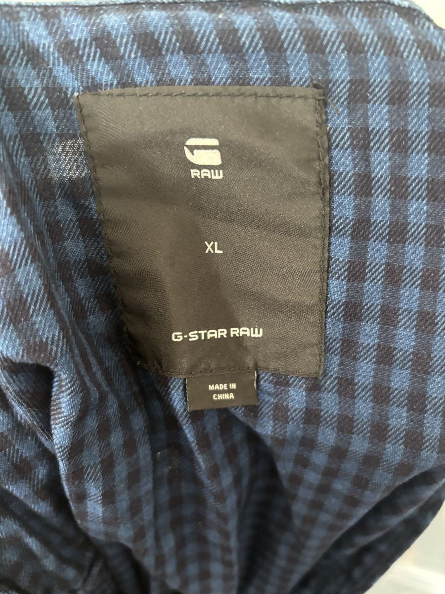 G-Star Hemden: G-STAR Hemd, Karo, XL, schwarz-blau – Gebraucht aus Niederwangen BE von V.Fernandes 2