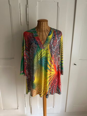ANNAMARIA - Tunikashirt bunt gemustert M